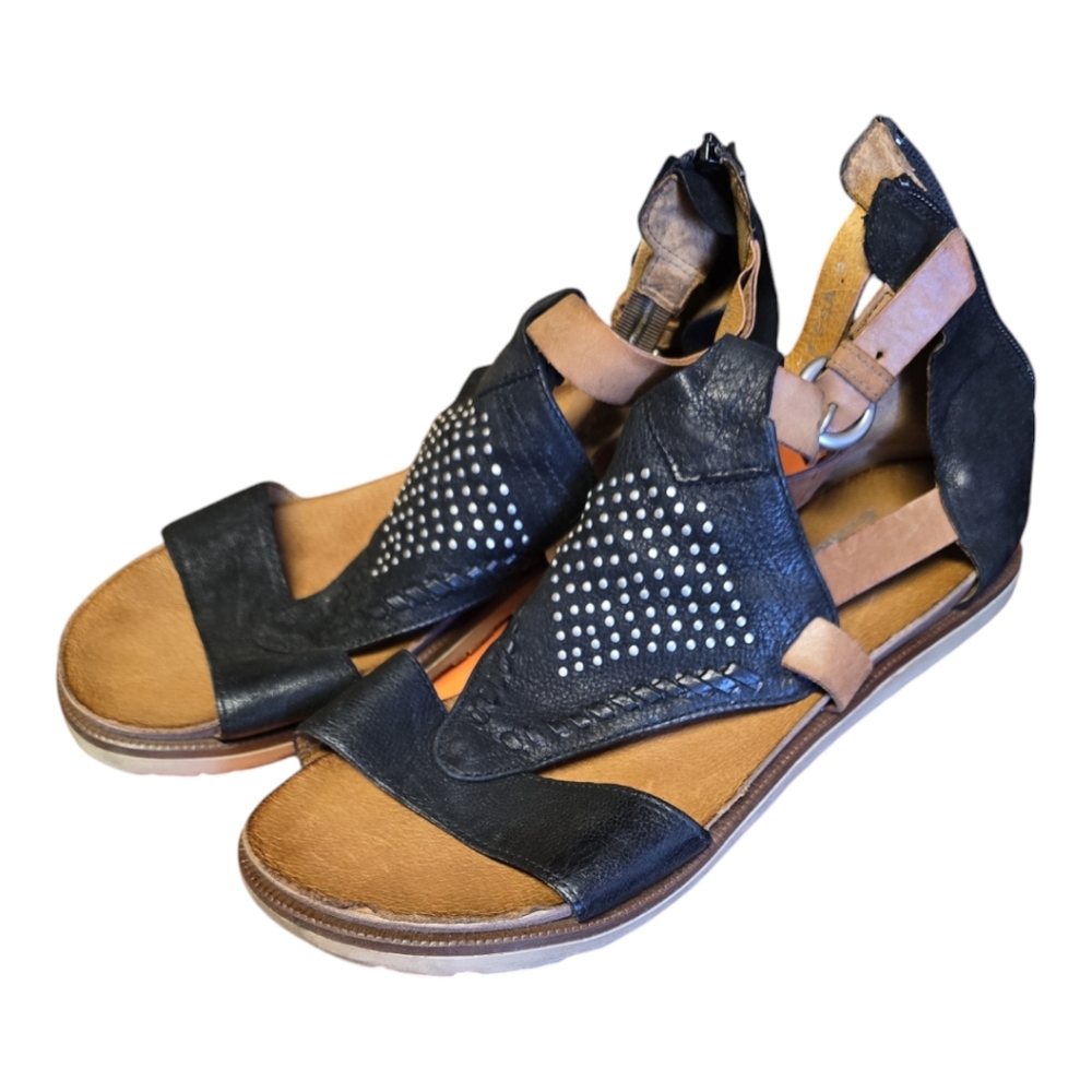 Miz Mooz Black Tessa Sandal Size 42